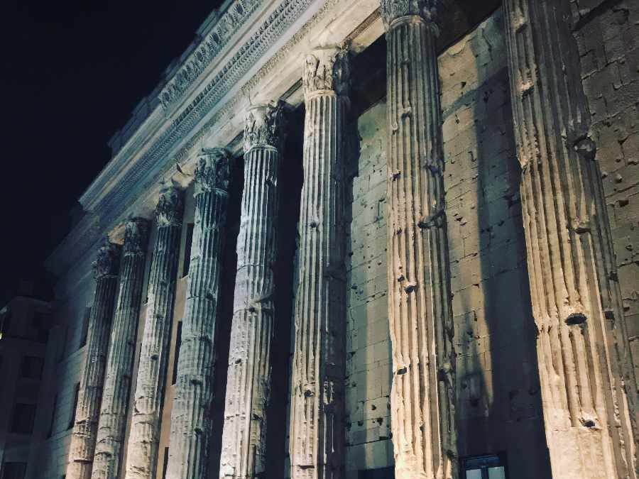 Säulen eines Tempels